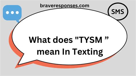 what does tysm mean|What Does TYSM Mean in Texting .